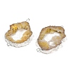 Dyed Natural Druzy Agate links G-R012-05S-07-2