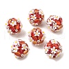 Handmade Polymer Clay Rhinestone Beads FIND-NH0001-15C-1