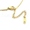 Ion Plating(IP) 304 Stainless Steel & Plastic Pearl Heart Pendant Lariat Necklaces for Women NJEW-U016-02G-3
