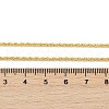 Brass Rope Chains Necklace for Women NJEW-P265-16G-3