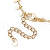 Brass Curb Chain Bracelet Makings AJEW-JB01323-4