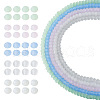5 Strand 5 Colors Imitation Jade Glass Beads Strands EGLA-TA0001-51-1