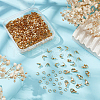 GOMAKERER 304 Stainless Steel Bead Tips & Open Jump Ring & Lobster Claw Clasps Findings Kits DIY-GO0002-20G-4