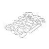 Carbon Steel Cutting Dies Stencils DIY-XCP0002-32-3