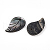 Natural Black Lip Shell Carved Pendants SHEL-N036-20-2