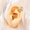 Brass Cuff Earrings EJEW-H158-22G-3