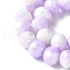 Electroplate Handmade Lampwork Beads Strands LAMP-S068-11B-3