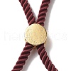 Half Finished Twisted Milan Rope Slider Bracelets FIND-G032-01G-12-4
