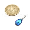 Electroplated Glass Pendants PALLOY-JF03062-3