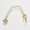Long-Lasting Plated Brass Chain Extender KK-K210-13G-2