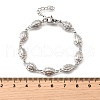 304 Stainless Steel Ladybug Link Bracelets for Women BJEW-K226-15B-P-5