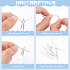 Unicraftale 800Pcs 304 Stainless Steel Flat Head Pins STAS-UN0058-94B-P-4