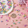  Jewelry 800Pcs 8 Colors Opaque Acrylic Beads MACR-PJ0001-05-7