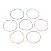 7pcs 7 Colors Round Glass Seed Beads Stretch Bracelets for Women BJEW-JB11779-5