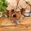 Alloy & Wood & Synthetic Turquoise Jewelry Sets FS-WGA22DA-04-3