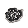 Alloy Enamel Pendants PALLOY-R162-13P-04-2