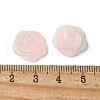 Natural Rose Quartz Carved Cabochons G-C185-01B-01-3