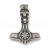 316 Surgical Stainless Steel Pendants STAS-E212-99AS-1
