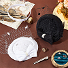 AHADERMAKER 2 Sets 2 Colors Mesh Veil Hair Bands MRMJ-GA0001-23-5