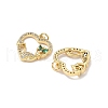 Brass Micro Pave Cubic Zirconia Pendants KK-Q068-51A-G-2