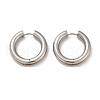 202 Stainless Steel Polishing Hoop Earrings EJEW-M106-02P-06-2