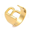 PVD Vacuum Plating 201 Stainless Steel Cuff Rings RJEW-Z032-01G-R-1