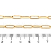 Ion Plating(IP) 304 Stainless Steel Paperclip Chain Necklace X-NJEW-D045-14G-4