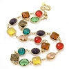 Glass Necklace NJEW-C047-01E-KCG-1