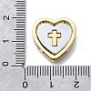 Brass Micro Pave Cubic Zirconia Pendants Set KK-V010-08GP-02-3