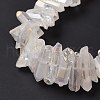 Natural Quartz Crystal Points Beads Strands G-K181-B28-4