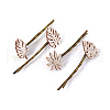 100Pcs Unfinished Wood Piece Decorations WOOD-CJ0001-58-10