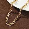 304 Stainless Steel Toggle Heart Y Necklaces for Women NJEW-M101-04G-4