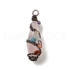 Natural Rose Quartz Pointed Big Pendants G-G860-03R-02-2