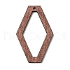 Spray Painted Wood Big Pendants WOOD-H101-03-2