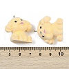 Flocky Resin Pendants FIND-A052-06C-3