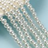 Baking Painted Pearlized Glass Pearl Round Bead Strands HY-Q003-6mm-02-1
