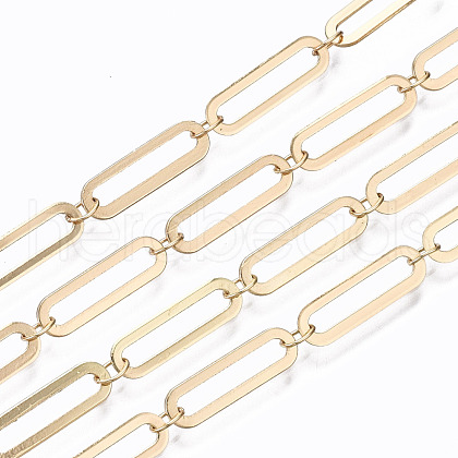 Brass Paperclip Chains CHC-S009-009KC-1