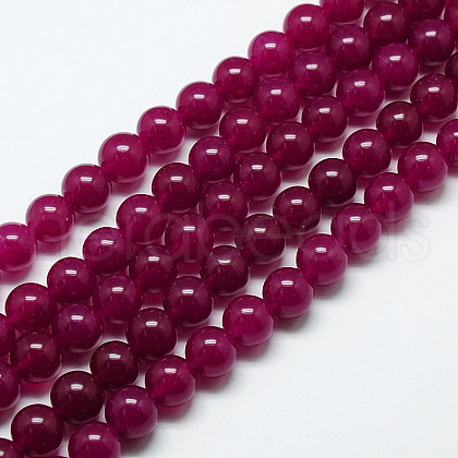 Natural Malaysia Jade Bead Strands X-G-M101-8mm-08-1