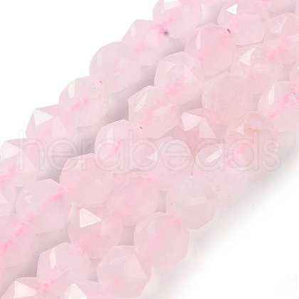 Natural Rose Quartz Beads Strands G-NH0021-A21-01-1