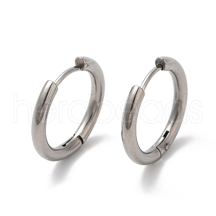 Tarnish Resistant 202 Huggie Hoop Earrings with 304 Stainless Steel Pins for Women EJEW-Q767-02F-P-1
