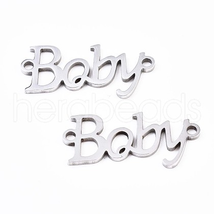 Non-Tarnish 201 Stainless Steel Link Connectors STAS-S110-100P-1