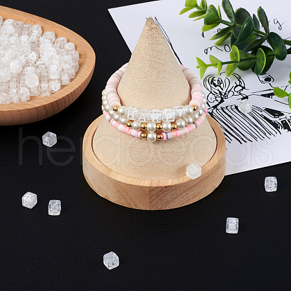 Transparent Acrylic Enamel Beads TACR-TA0001-14-1