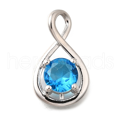 925 Sterling Silver Pave Cubic Zirconia Pendants STER-V001-03P-12-1