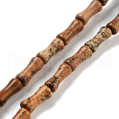 Natural Picture Jasper Beads Strands G-Q178-A02-01-1