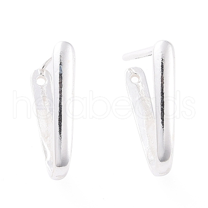 925 Sterling Silver Ice Pick Pinch Bails STER-D035-23S-03-1