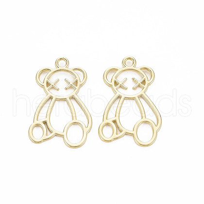 Rack Plating Alloy Pendants PALLOY-S125-109LG-1