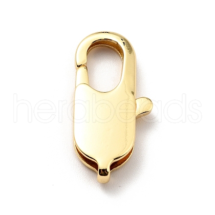 Brass Lobster Claw Clasps KK-G416-14G-1