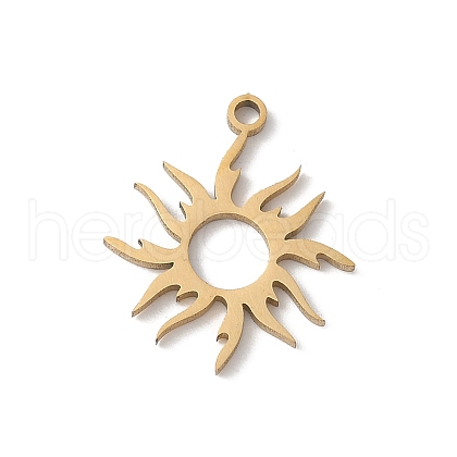 304 Stainless Steel Pendants STAS-K298-03G-1