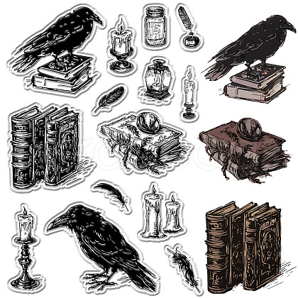 Plastic Stamps DIY-WH20018-0057-1