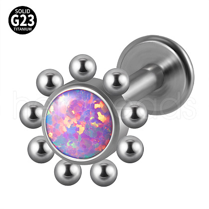 G23 Titanium Threadless Labrets WG33C7B-67-1